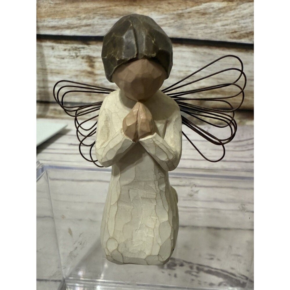 Willow Tree Figurine Angel of Prayer by Susan Lordi  1999 4.25 Tall Dendaco